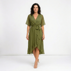Monique - Robe midi fluide légère