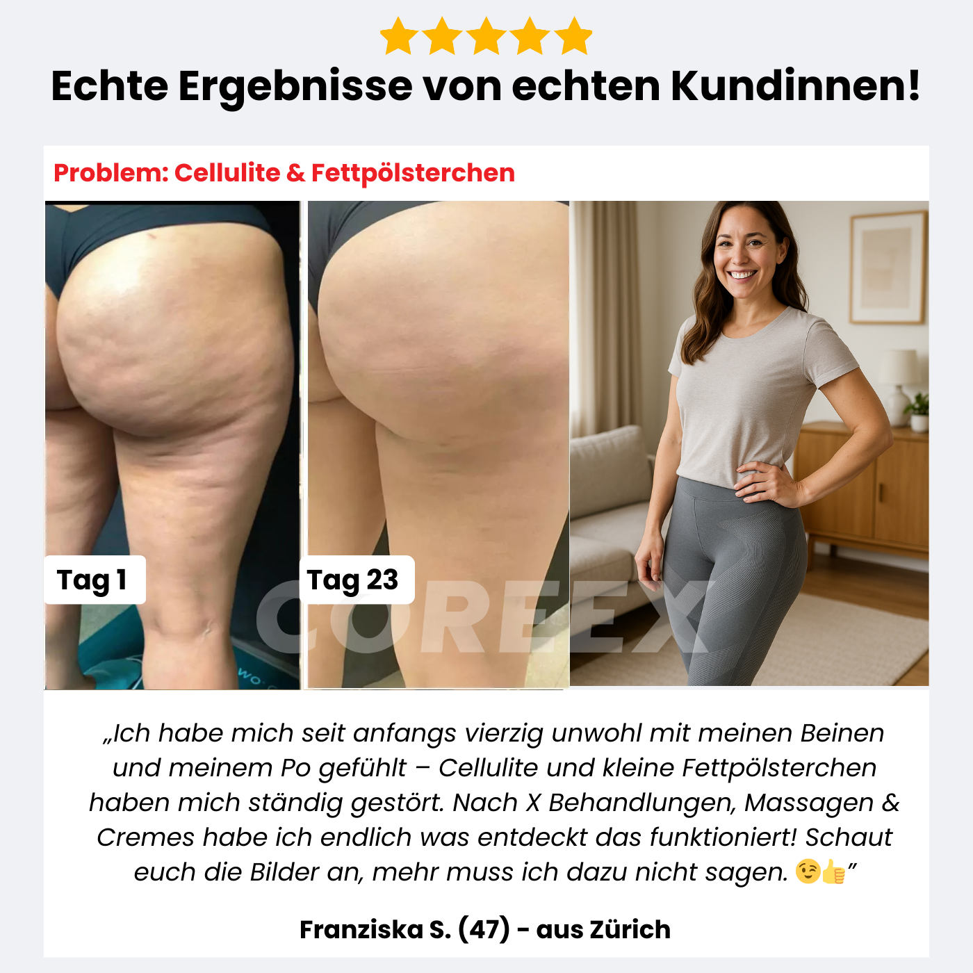 COREEX CelluFlex™ Angebot: 1+1 GRATIS