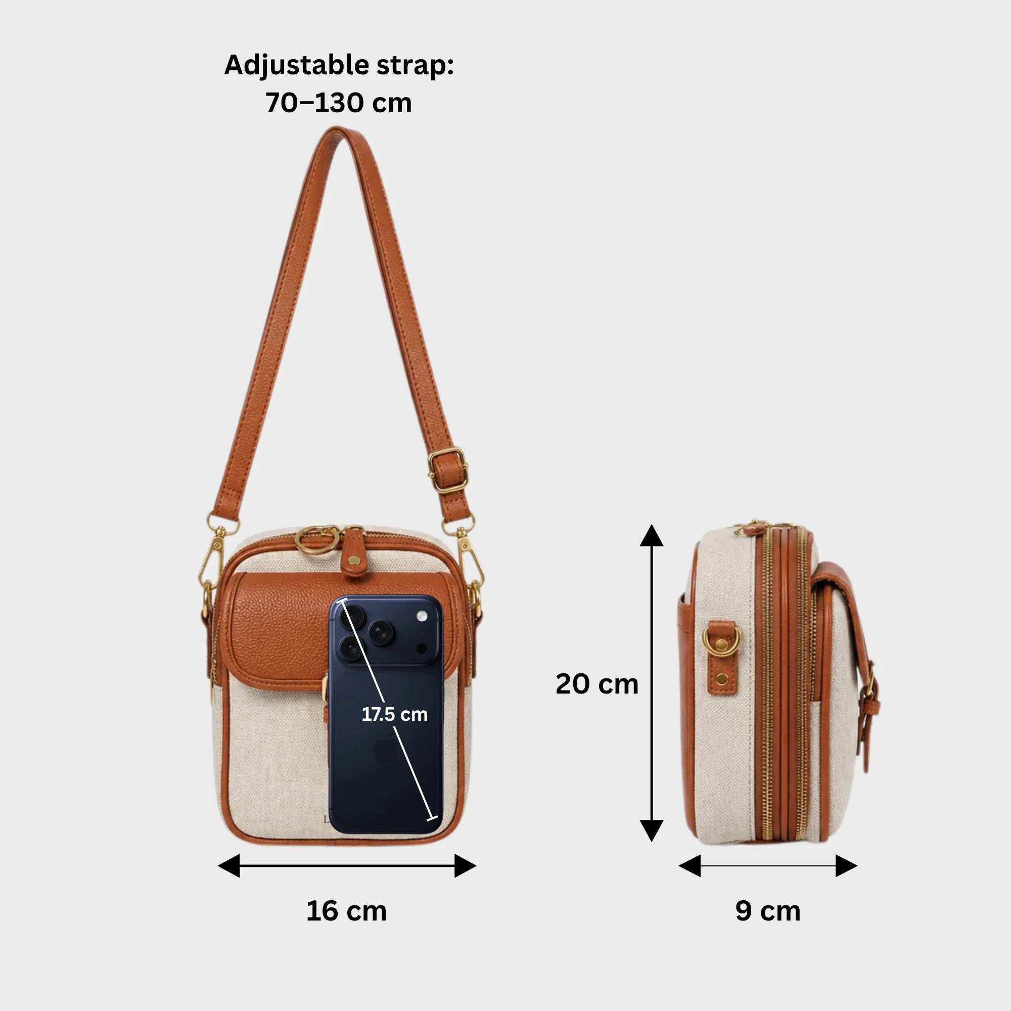 Laipan - The Roomiest Crossbody bag