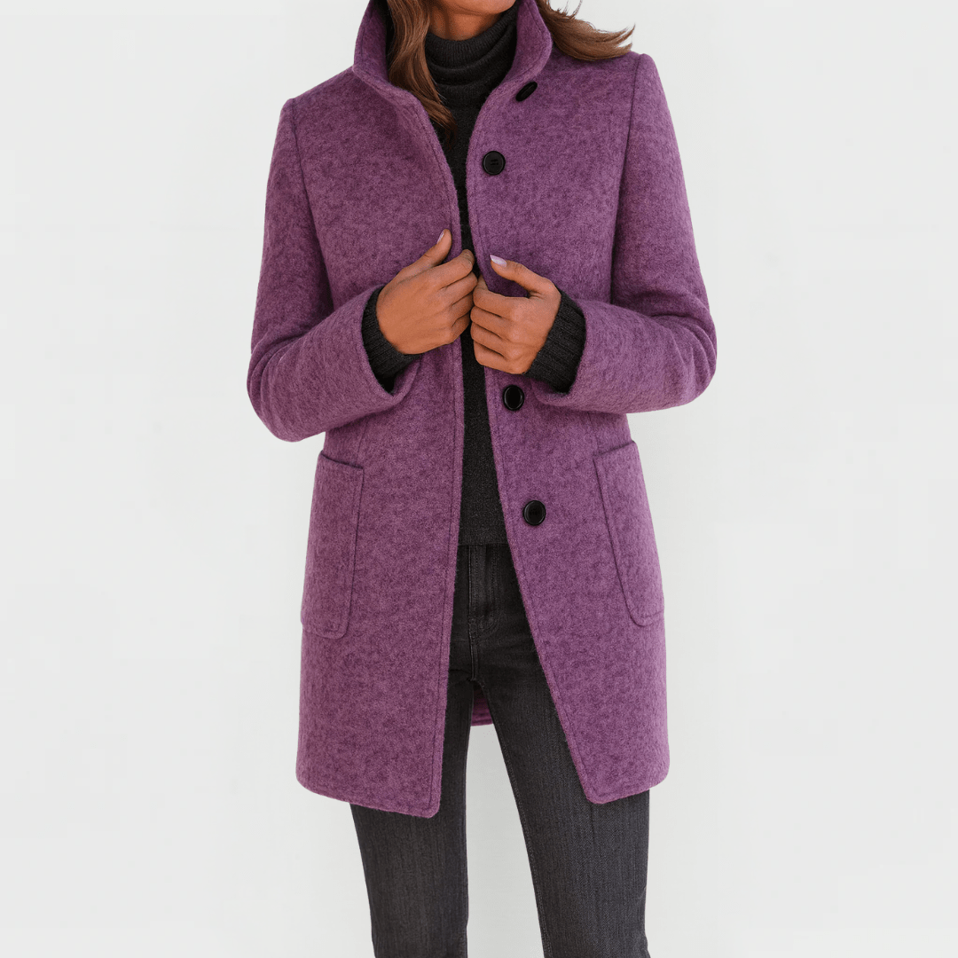 Beatrice™ | Classic Everyday Button Coat - Lene & Roth