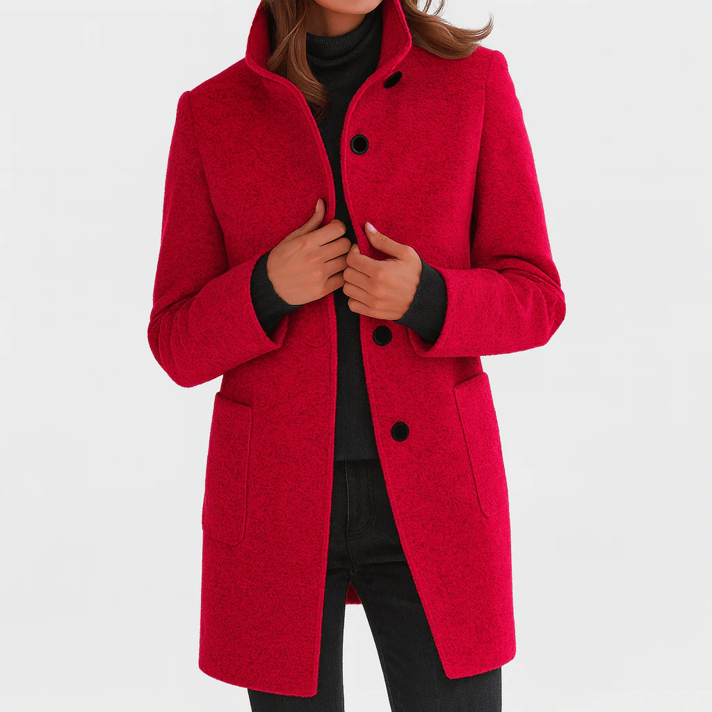 Beatrice™ | Classic Everyday Button Coat - Lene & Roth