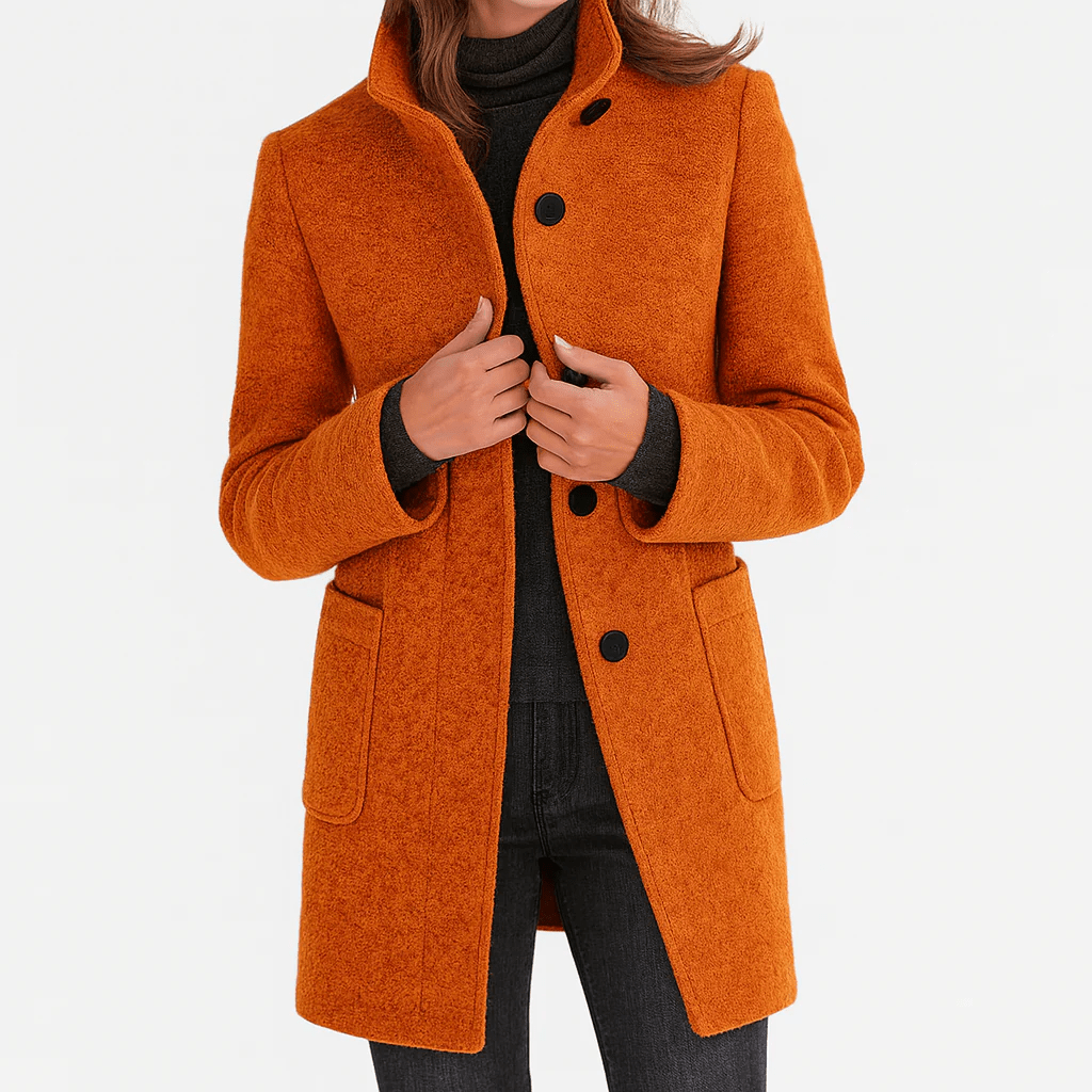Beatrice™ | Classic Everyday Button Coat - Lene & Roth