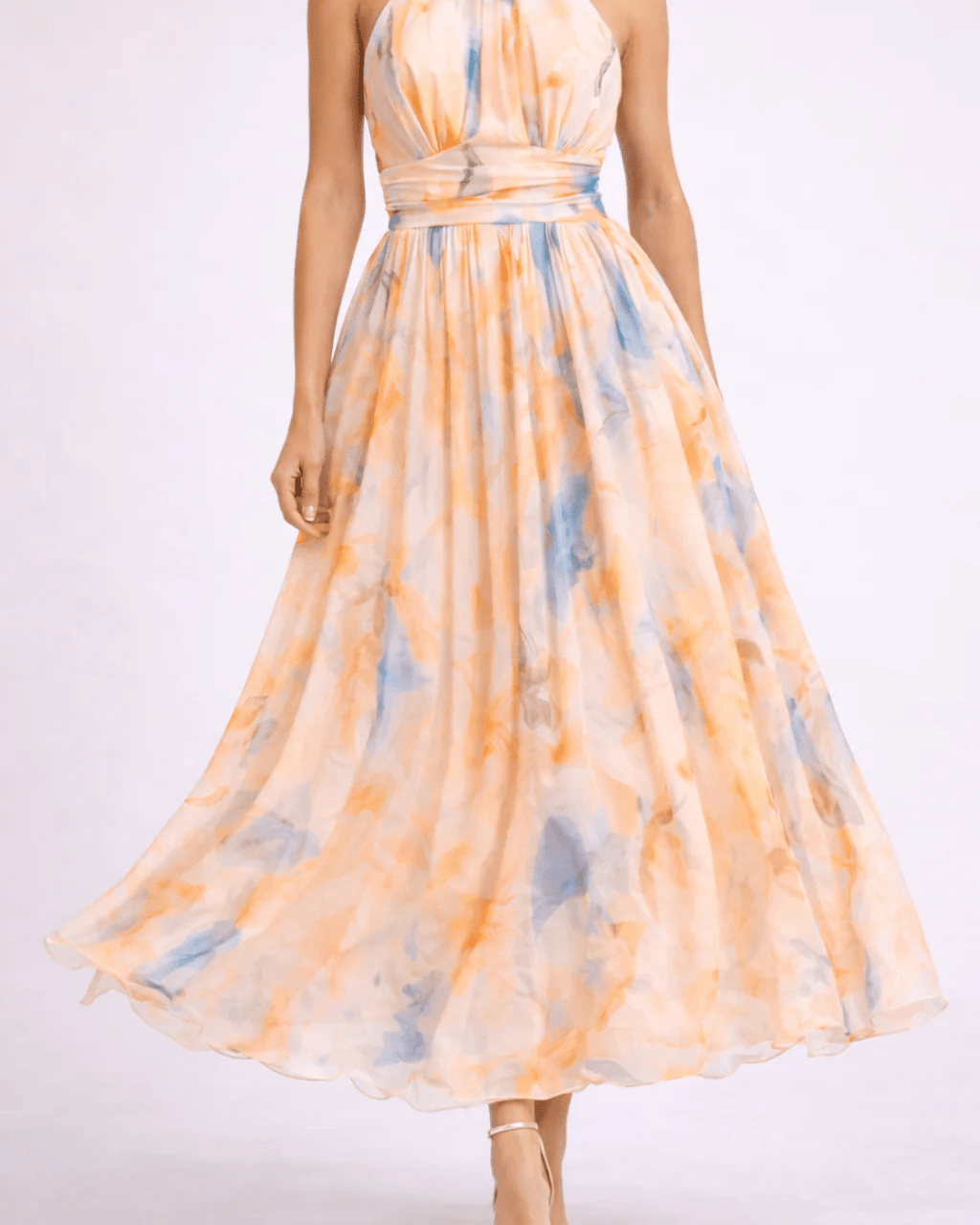 DELPHINE | Elegantes Neckholder-Maxi - Lene & Roth