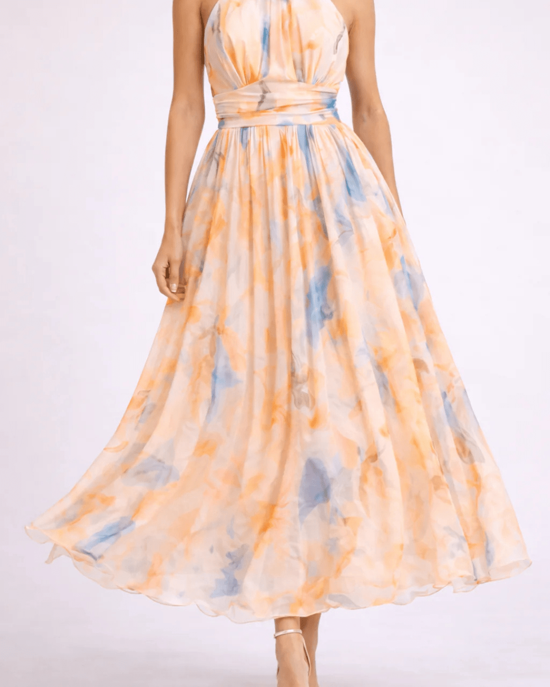 DELPHINE | Elegantes Neckholder-Maxi - Lene & Roth
