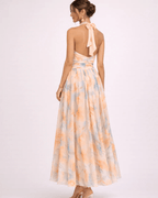 DELPHINE | Elegantes Neckholder-Maxi - Lene & Roth