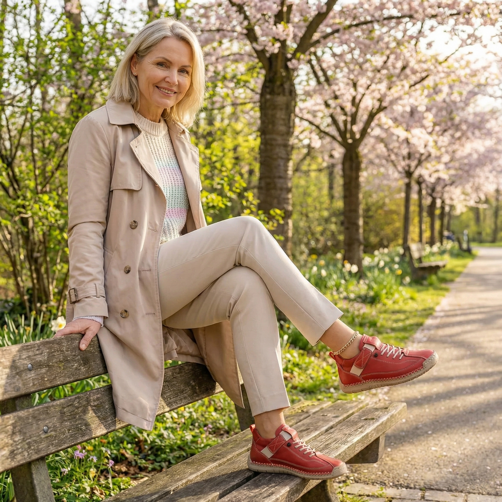 Doris – Komfortable & Schmerzfreie Orthopädische Sneakers - Lene & Roth