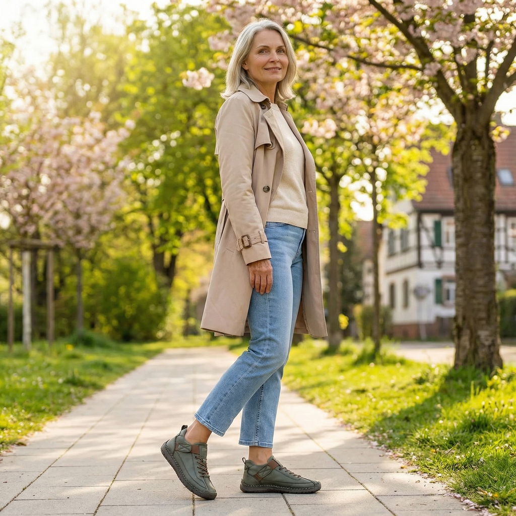Doris – Komfortable & Schmerzfreie Orthopädische Sneakers - Lene & Roth
