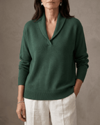 Elise | Bequemer Pullover mit V-Ausschnitt - Lene & Roth