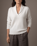 Elise | Bequemer Pullover mit V-Ausschnitt - Lene & Roth
