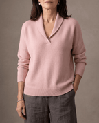 Elise | Bequemer Pullover mit V-Ausschnitt - Lene & Roth