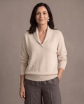 Elise | Bequemer Pullover mit V-Ausschnitt