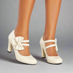 Hanna | Mary-Jane-Pumps mit Schleife