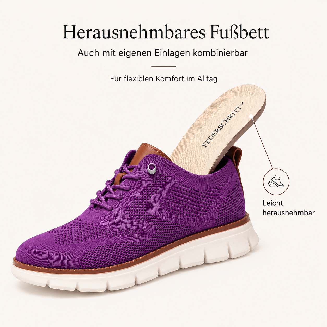FEDERSCHRITT – Damen Komfortschuhe - Lene & Roth