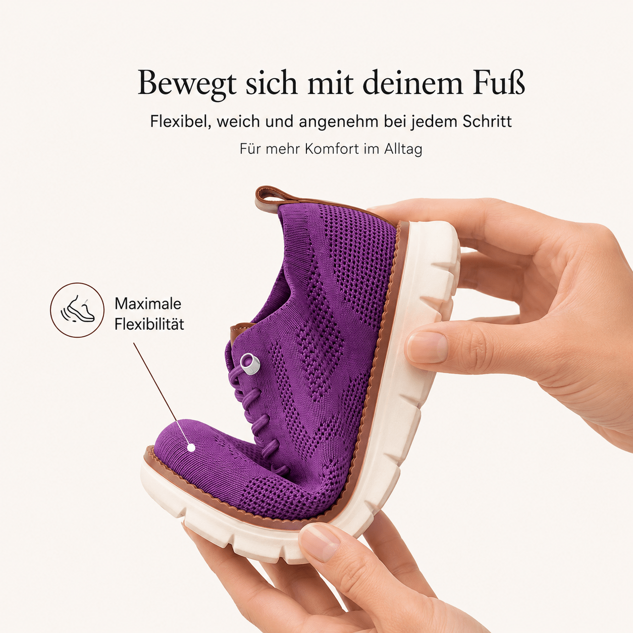 FEDERSCHRITT – Damen Komfortschuhe - Lene & Roth