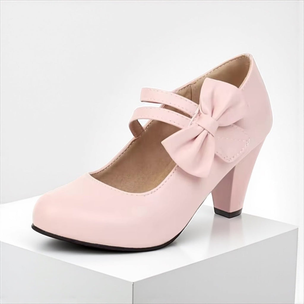 Hanna | Mary-Jane-Pumps mit Schleife - Lene & Roth