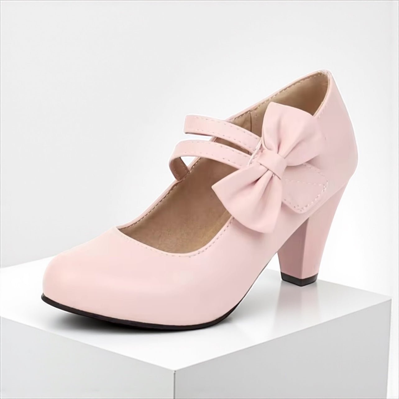 Hanna | Mary-Jane-Pumps mit Schleife - Lene & Roth