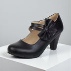 Hanna | Mary-Jane-Pumps mit Schleife - Lene & Roth
