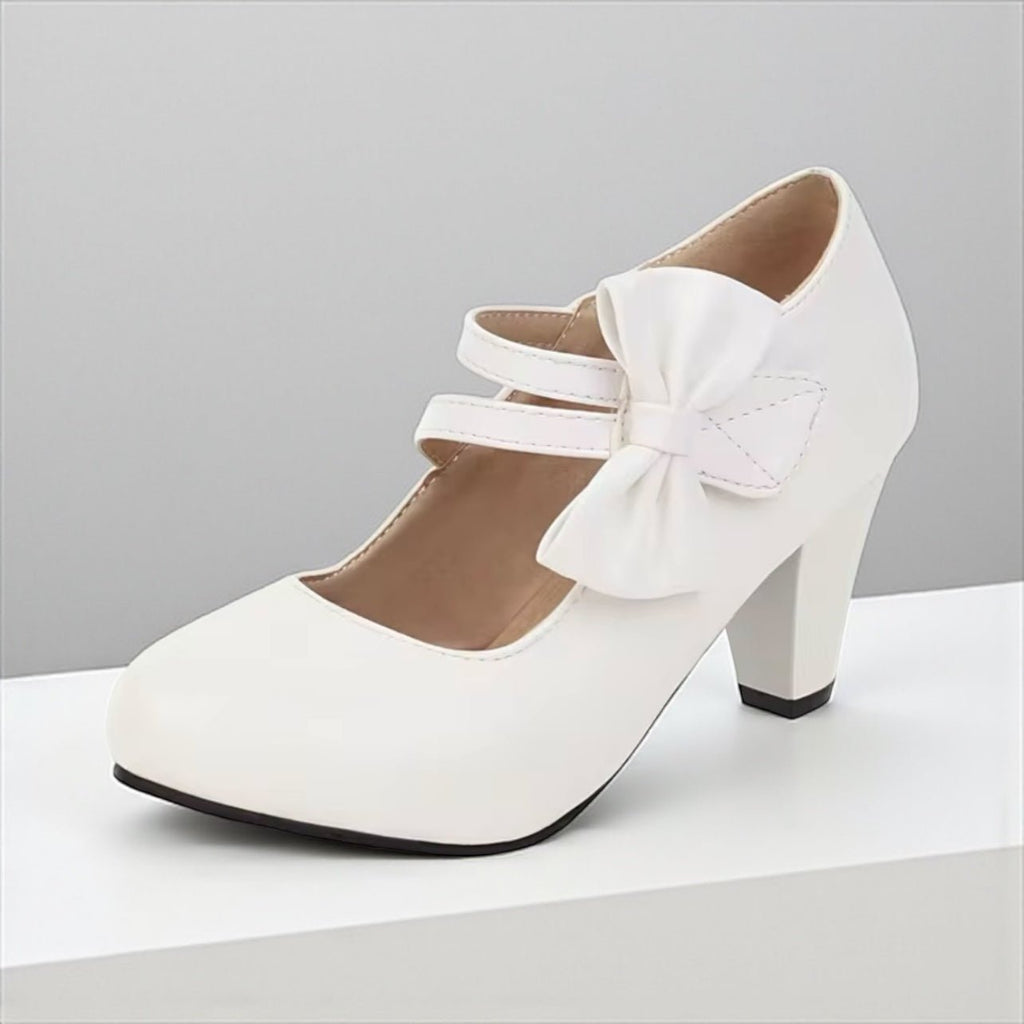 Hanna | Mary-Jane-Pumps mit Schleife - Lene & Roth