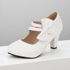 Hanna | Mary-Jane-Pumps mit Schleife - Lene & Roth