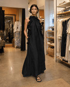 HÉLOÏSE | Maxikleid mit hohem Rüschenkragen - Lene & Roth