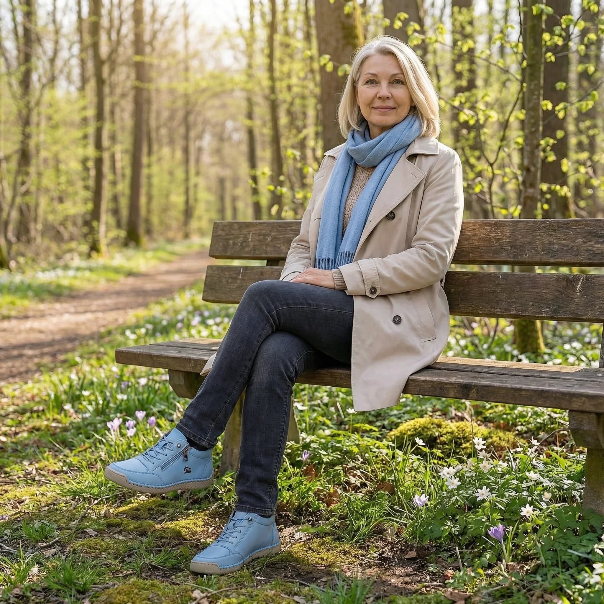 IRIS - Komfortable orthopädische Sneaker mit Reißverschluss - Lene & Roth