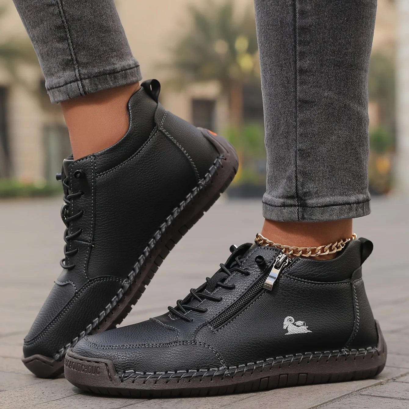 IRIS - Komfortable orthopädische Sneaker mit Reißverschluss - Lene & Roth