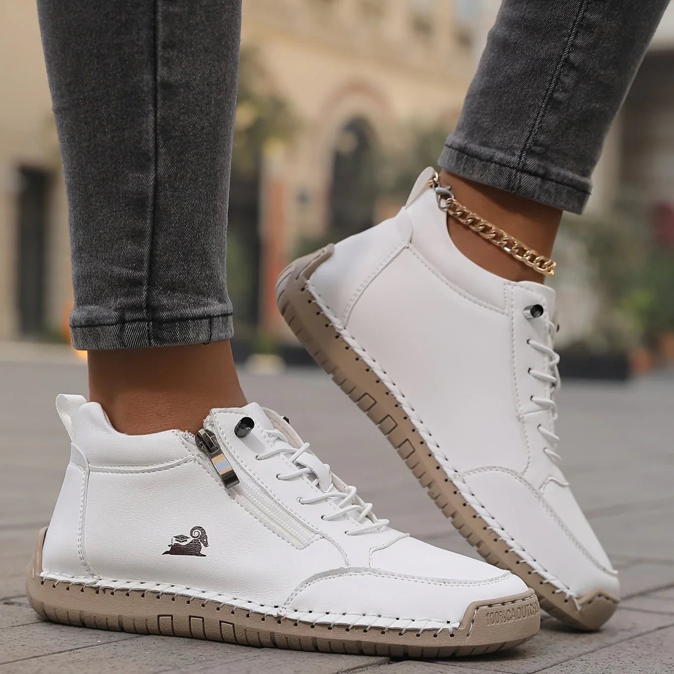 IRIS - Komfortable orthopädische Sneaker mit Reißverschluss - Lene & Roth