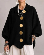 Isadora | Oversized Kragen-Cardigan - Lene & Roth