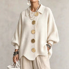 Isadora | Oversized Kragen-Cardigan - Lene & Roth