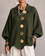 Isadora | Oversized Kragen-Cardigan - Lene & Roth