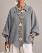 Isadora | Oversized Kragen-Cardigan - Lene & Roth