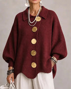 Isadora | Oversized Kragen-Cardigan - Lene & Roth