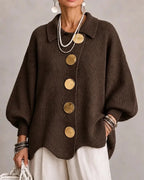 Isadora | Oversized Kragen-Cardigan - Lene & Roth