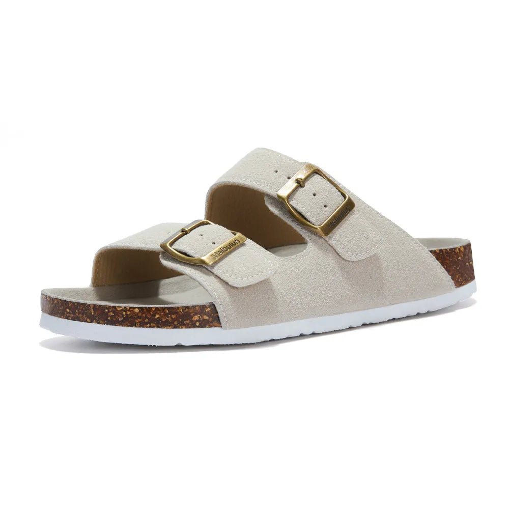 Maibulun Wildleder Sandale - Creme - Lene & Roth