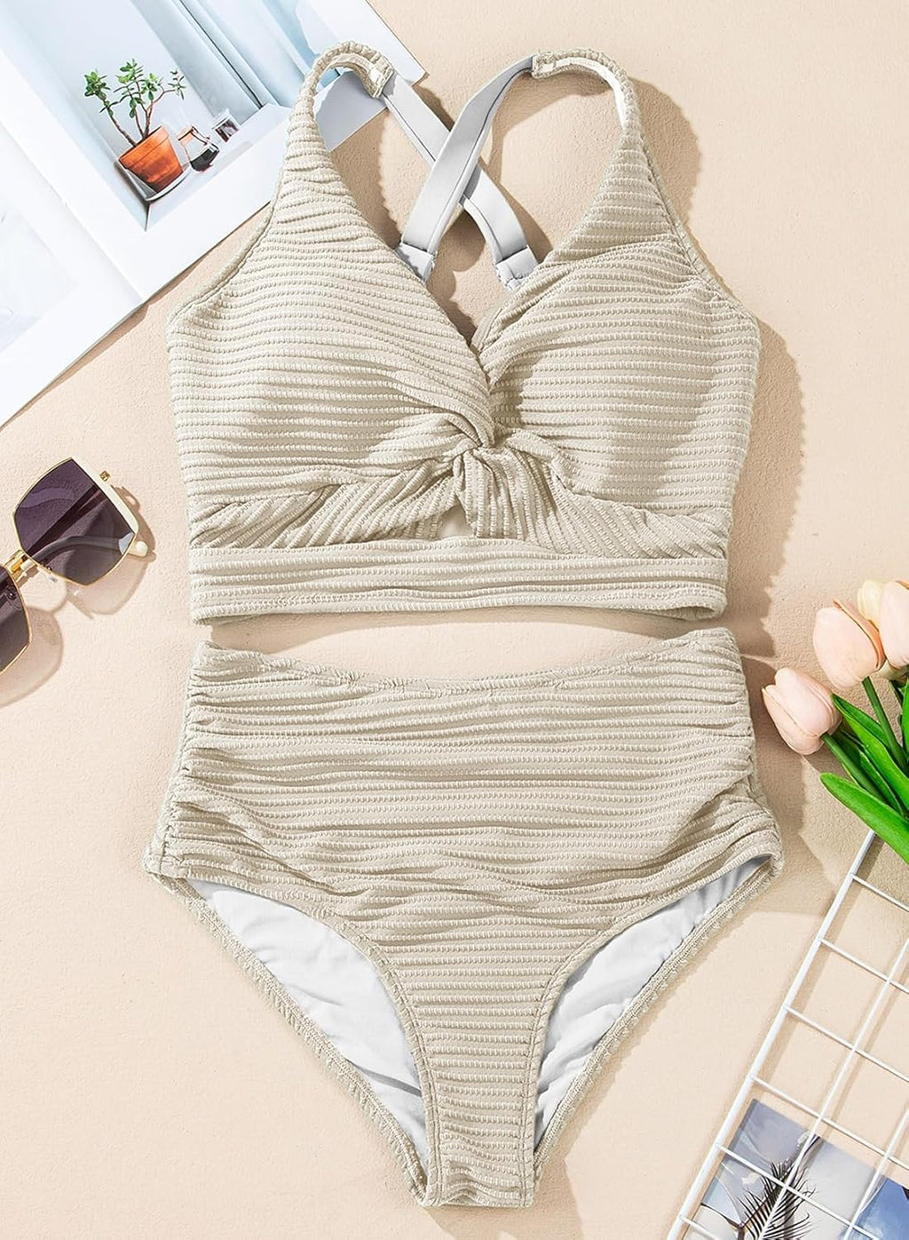 MARA | Bauchfrei Bikini mit Form-Effekt - Lene & Roth
