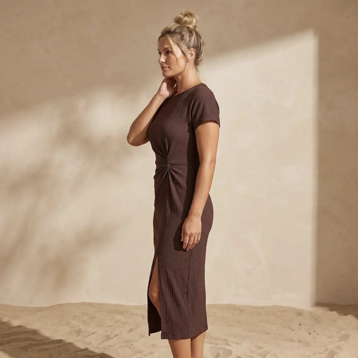 MARGOT | Figurbetontes Knotenkleid - Lene & Roth