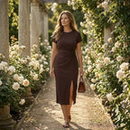 MARGOT | Figurbetontes Knotenkleid - Lene & Roth