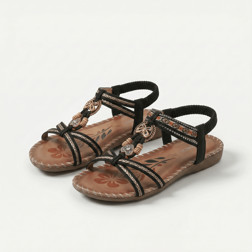 Nada – Orthopädische Sandalen im Ibiza-Stil für Komfort & Eleganz - Lene & Roth