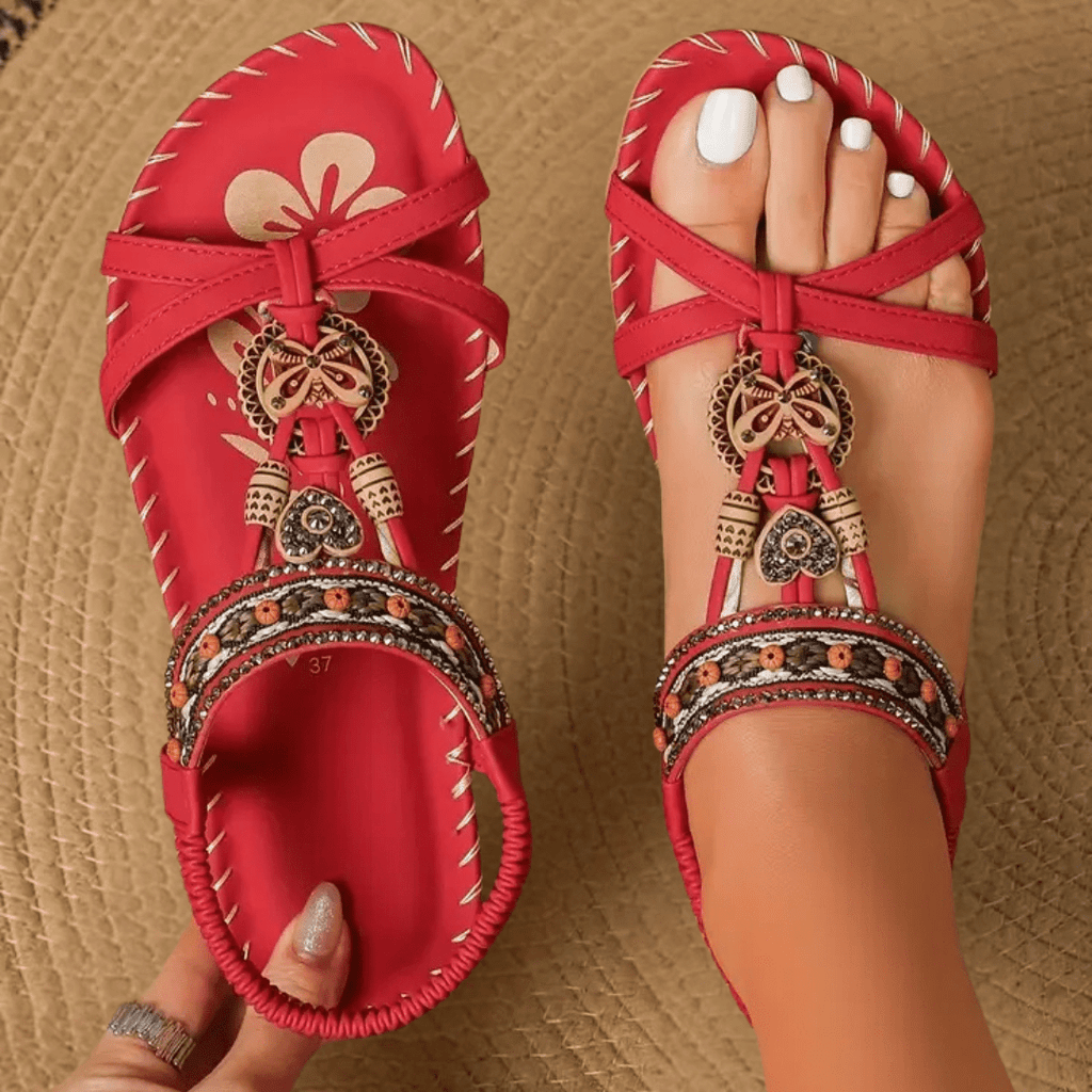 Nada – Orthopädische Sandalen im Ibiza-Stil für Komfort & Eleganz - Lene & Roth
