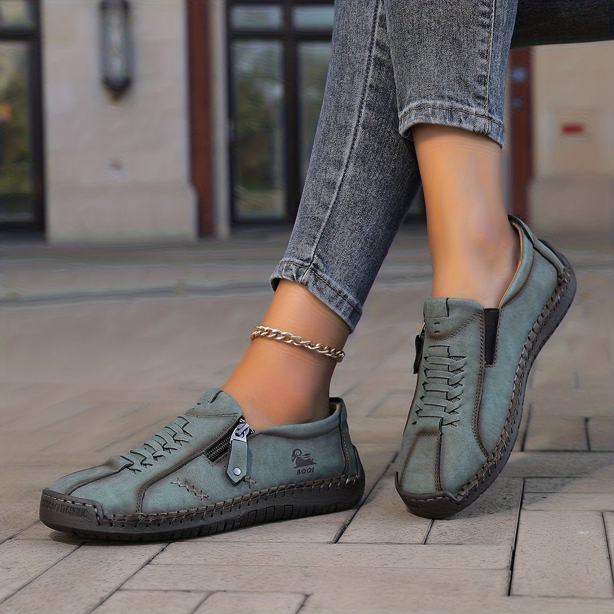 Nila – Eleganter Komfort mit praktischem Reißverschluss - Lene & Roth