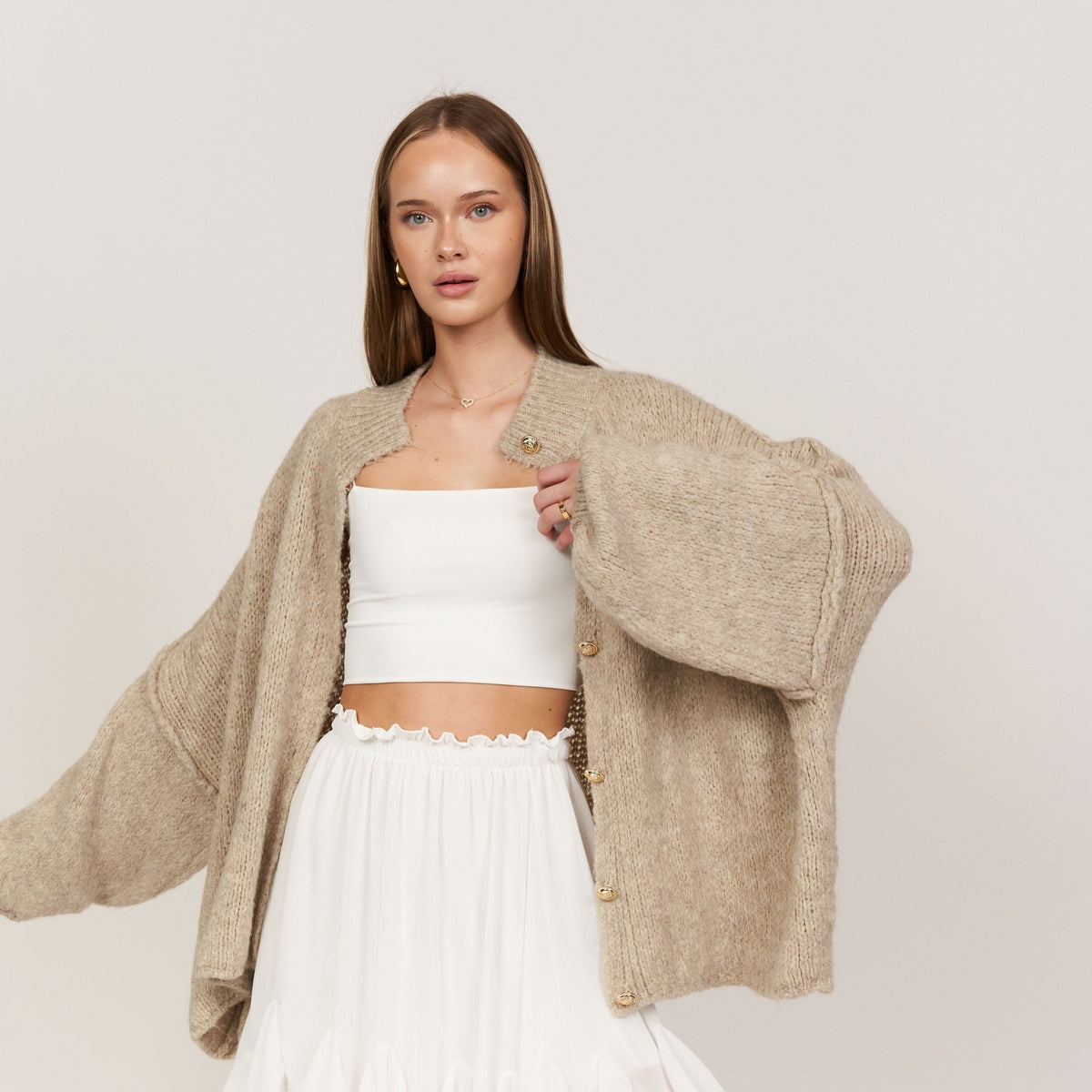 Oversized Cardigan "CozyGlam" - Lene & Roth