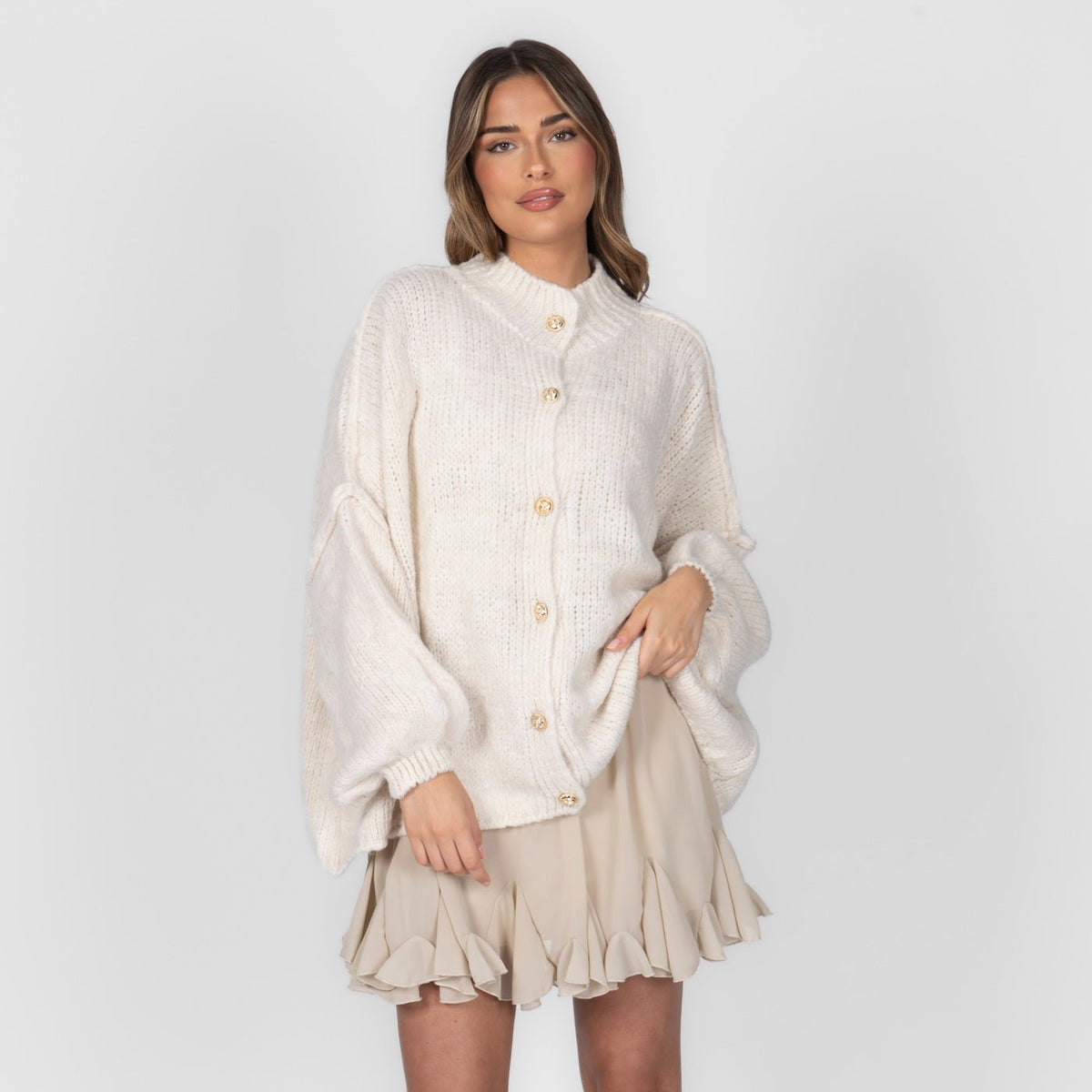 Oversized Cardigan "CozyGlam" - Lene & Roth