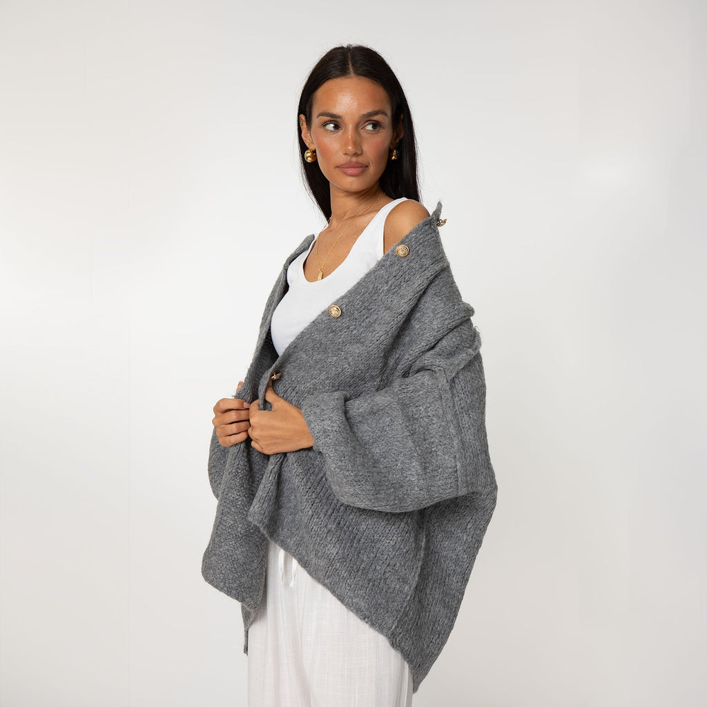Oversized Cardigan "CozyGlam" - Lene & Roth
