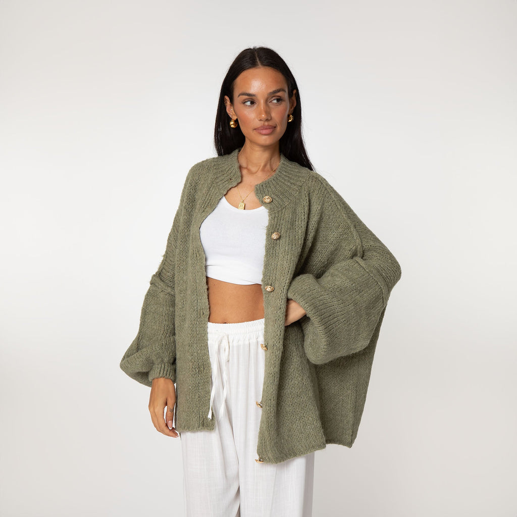 Oversized Cardigan "CozyGlam" - Lene & Roth