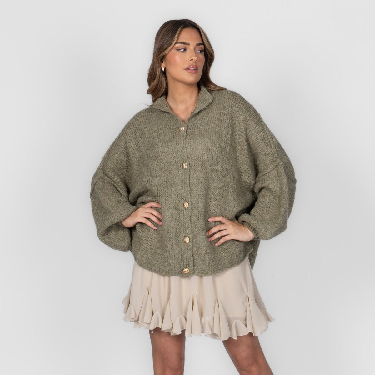 Oversized Cardigan "CozyGlam" - Lene & Roth