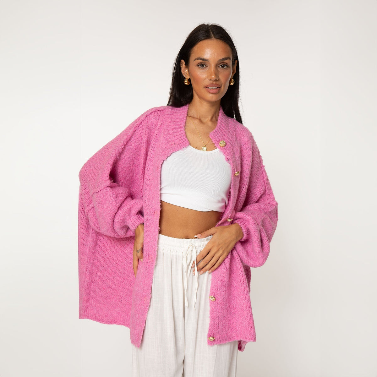Oversized Cardigan "CozyGlam" - Lene & Roth