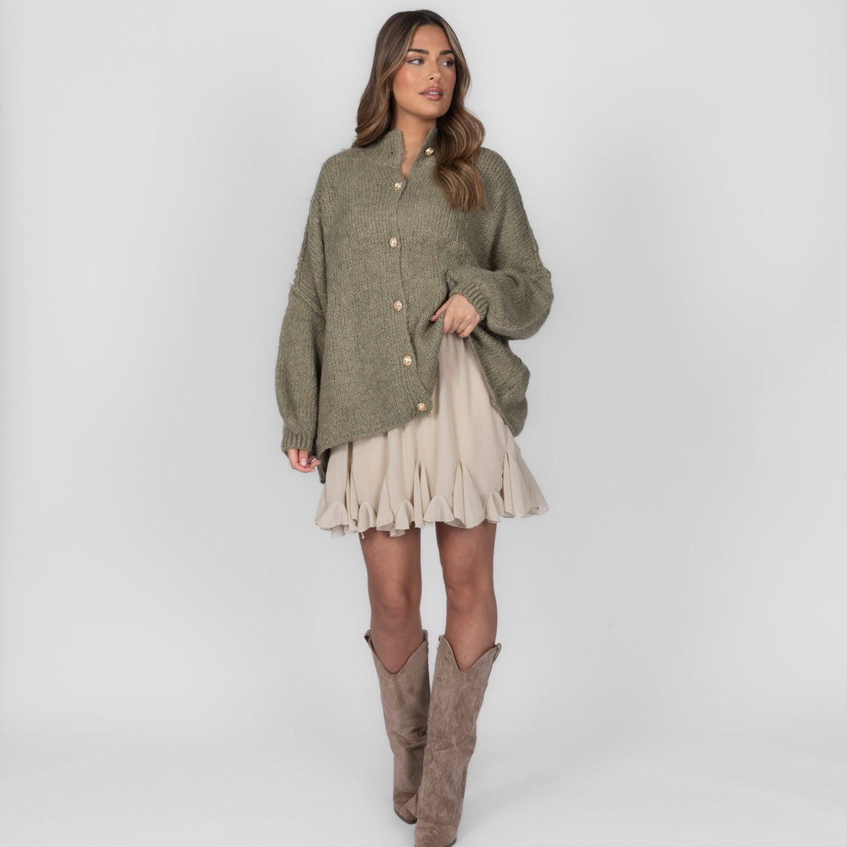 Oversized Cardigan "CozyGlam" - Lene & Roth