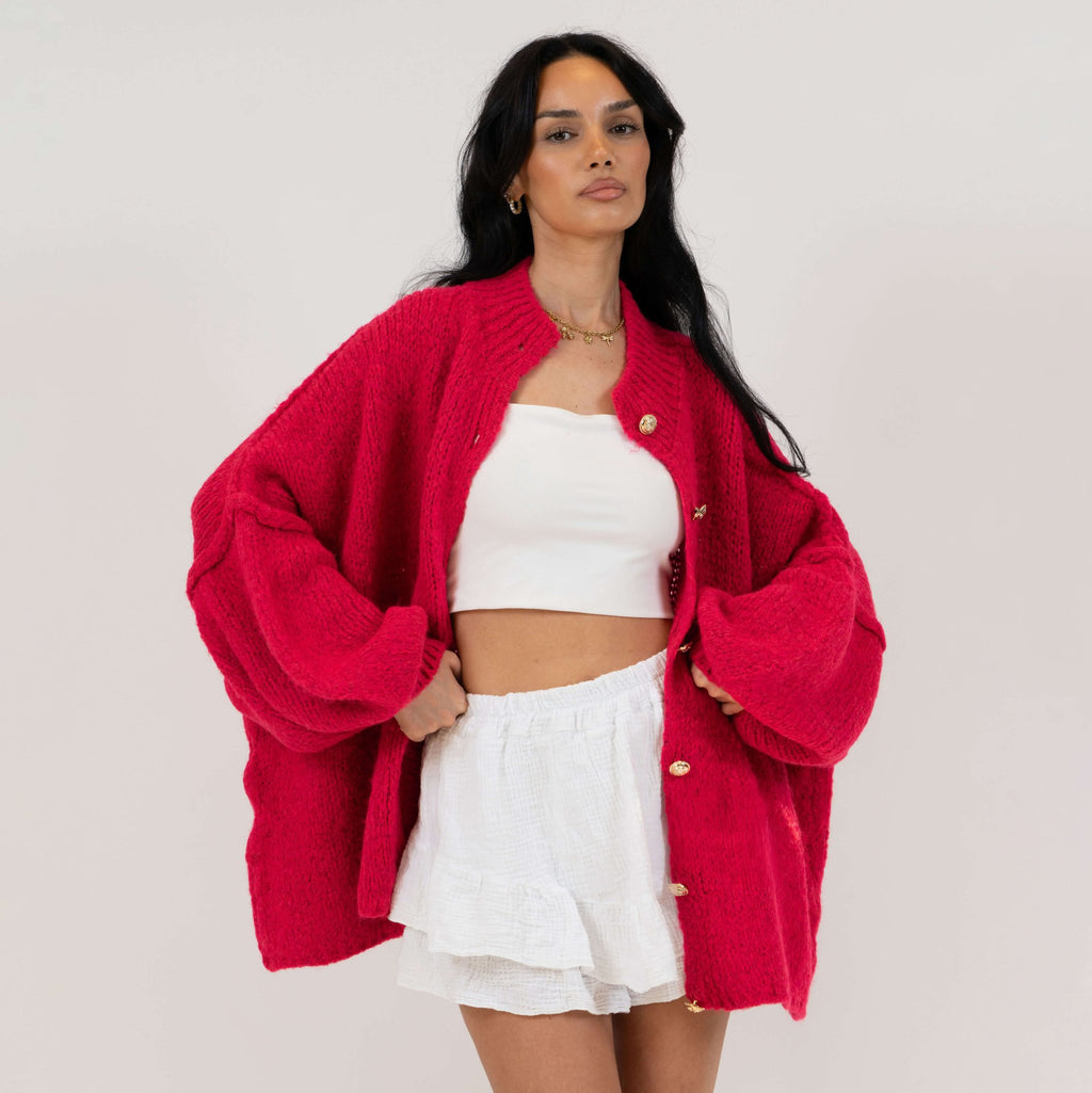 Oversized Cardigan "CozyGlam" - Lene & Roth
