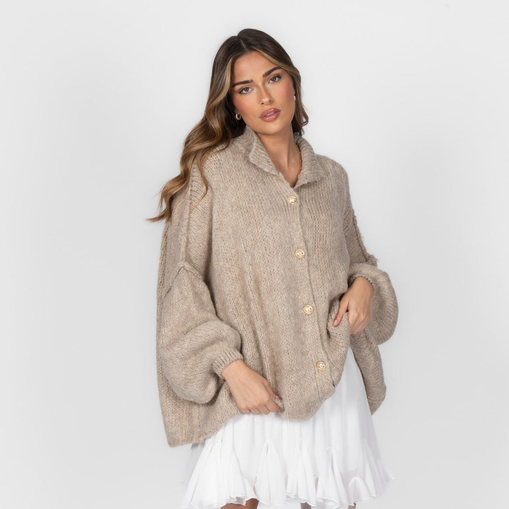Oversized Cardigan "CozyGlam" - Lene & Roth