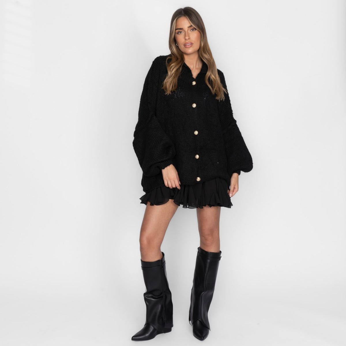 Oversized Cardigan "CozyGlam" - Lene & Roth